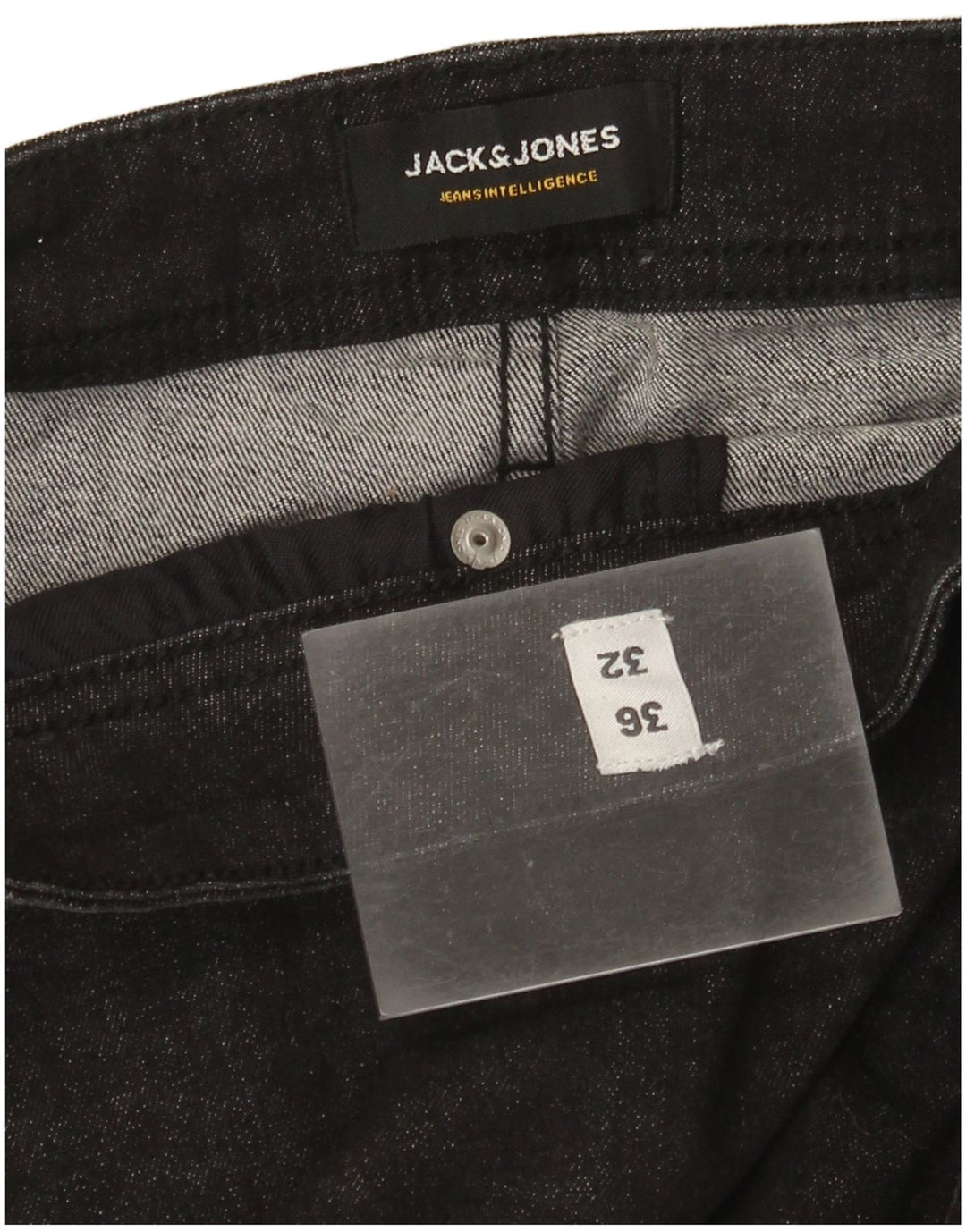 Jack & Jones Herre Slim Jeans W36 L32 Sort Bomuld