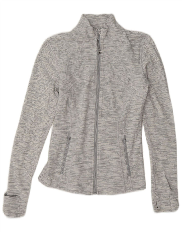 Lululemon Dame træningsdragt Topjakke US 6 Medium Grey Flecked