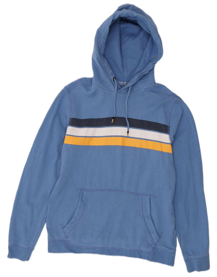 Fat Face Herre hættetrøje Jumper Small Blue Colourblock Bomuld