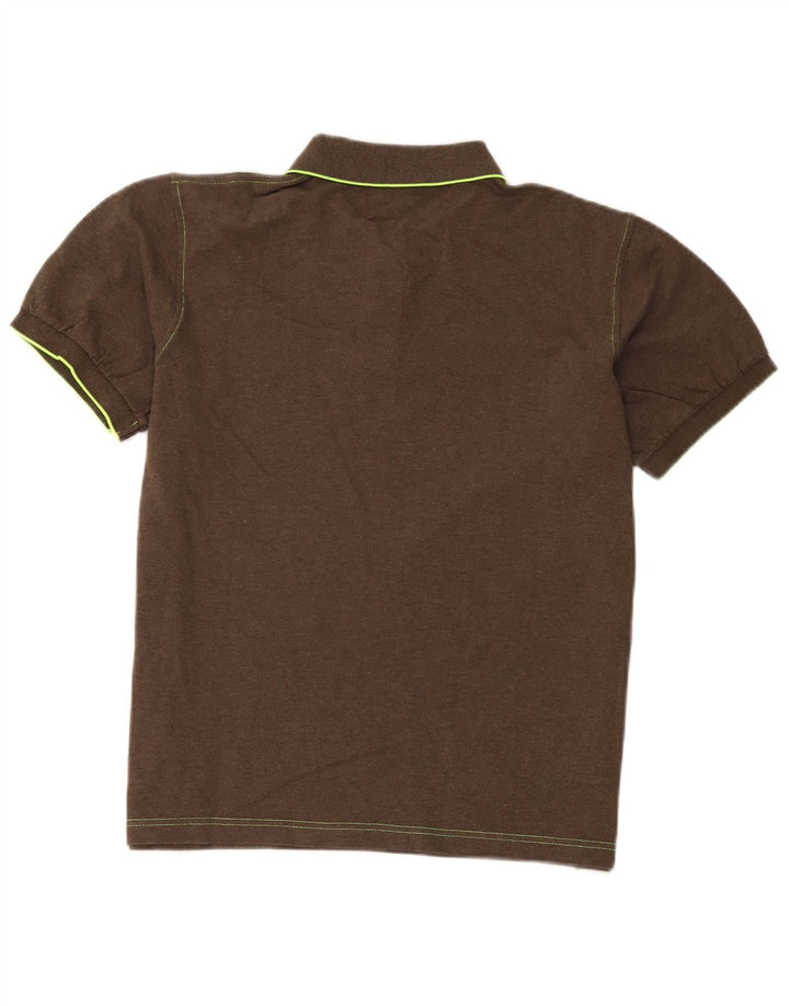 Sun68 Herre poloshirt Stor brun bomuld
