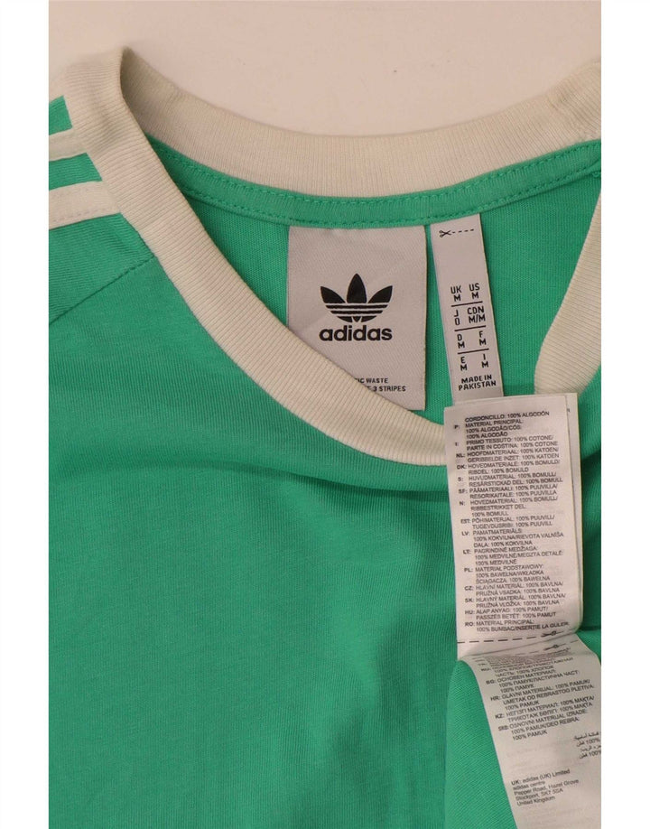 Adidas herre T-shirt top mellemgrøn bomuld
