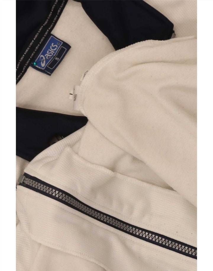 Asics Træningsdragt til mænd Topjakke Lille hvid Colourblock Polyester Sports