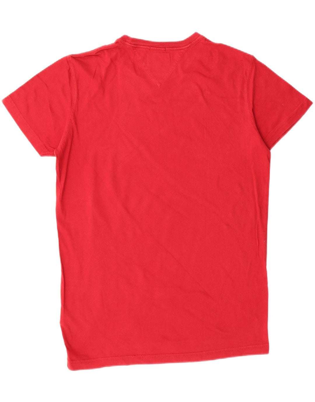 TOMMY HILFIGER Mens Graphic T-Shirt Top Large Red Cotton