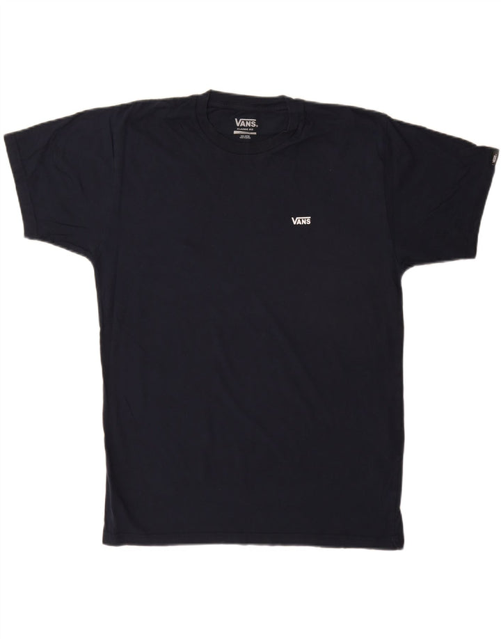 Vans Herre Classic Fit T-Shirt Top Medium Marineblå Bomuld