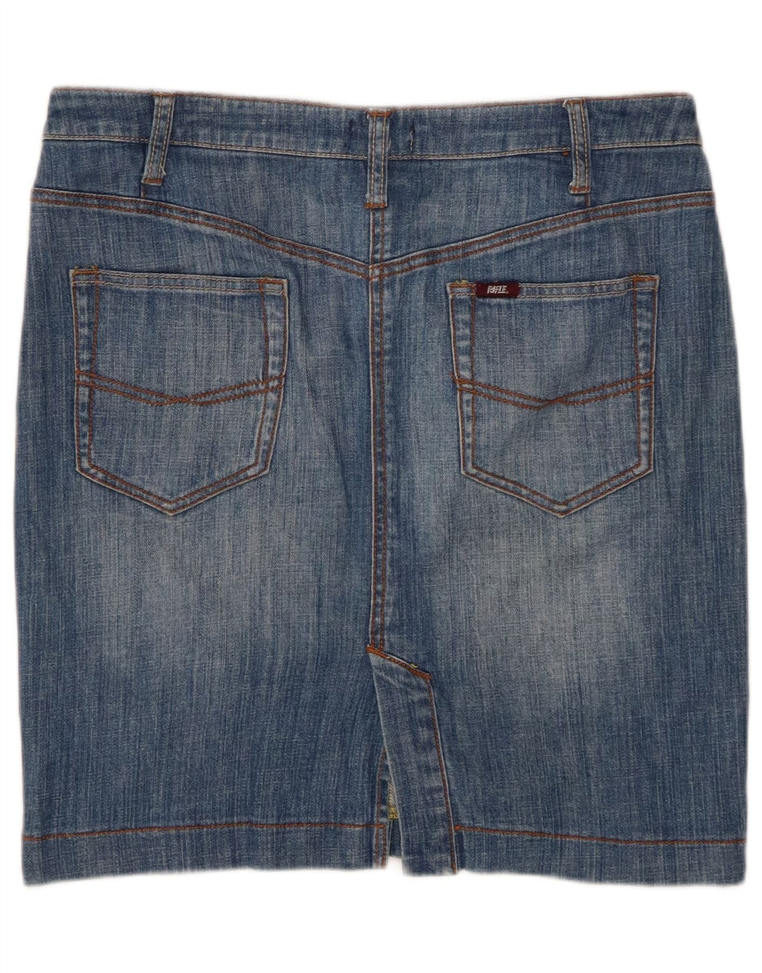RIFLE Dame Mini Denim Nederdel W29 Medium Blue Bomuld