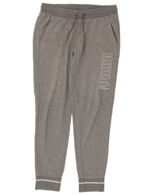PUMA Herre grafisk træningsdragt Bukser Joggers Medium Grey Flecked