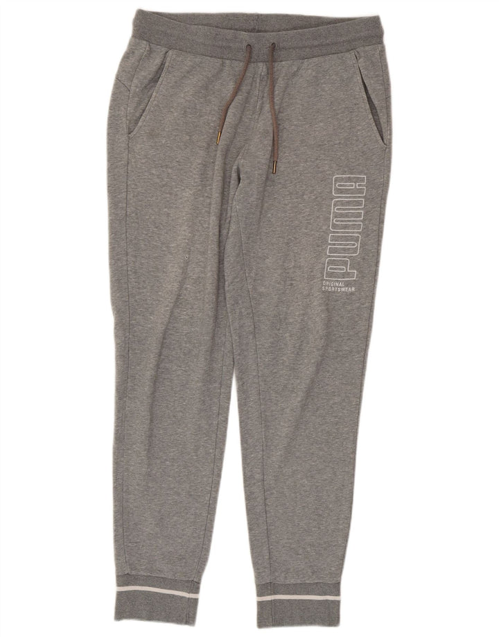 PUMA Herre grafisk træningsdragt Bukser Joggers Medium Grey Flecked