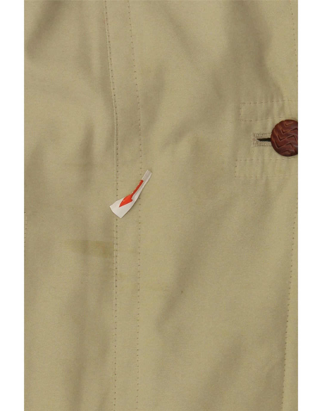 Ensign Dame Hooded Windbreaker Coat US 16 2XL Beige Polyester