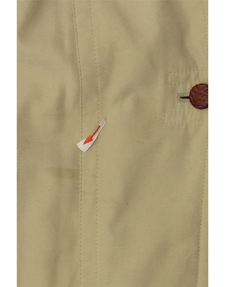 Ensign Dame Hooded Windbreaker Coat US 16 2XL Beige Polyester