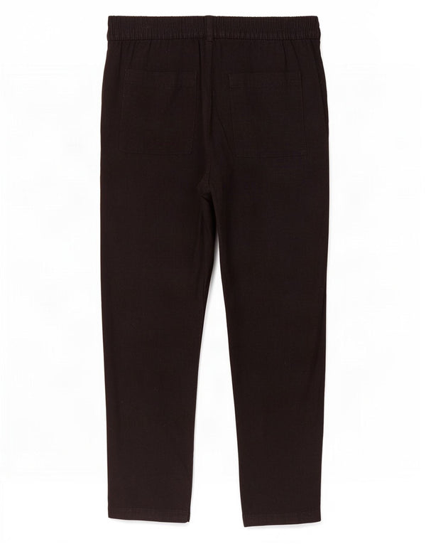 Marks & Spencer koniske Chinobukser til kvinder UK 12 Medium W32 L28 Sort