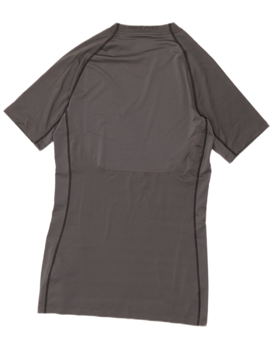 Nike Herre Dri Fit Slim Fit Grafisk T-Shirt Top Stor Grå Polyester