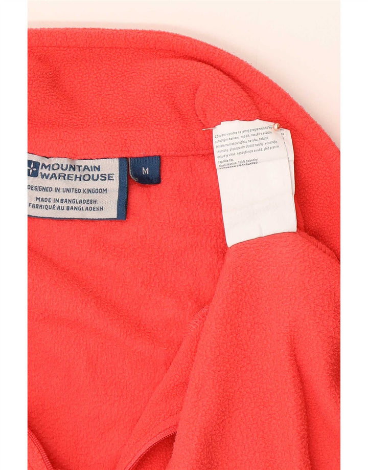 Mountain Warehouse Dame lynlås-hals Fleece Jumper UK 14 Medium Rød Polyester