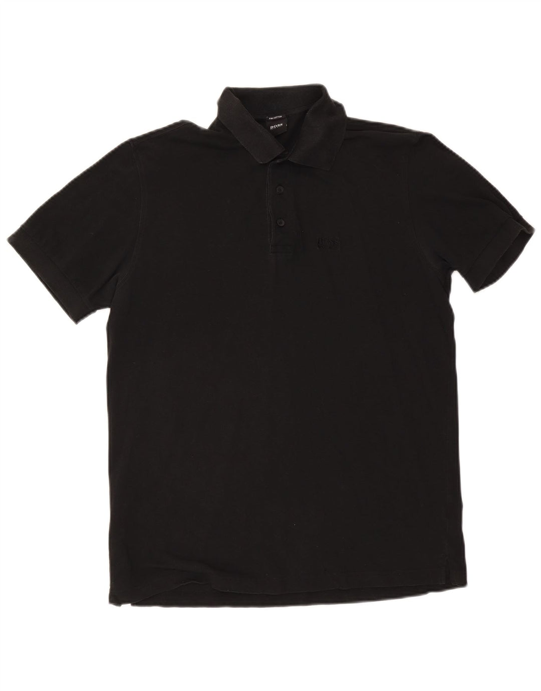 Hugo Boss Herre poloshirt Medium Sort Bomuld