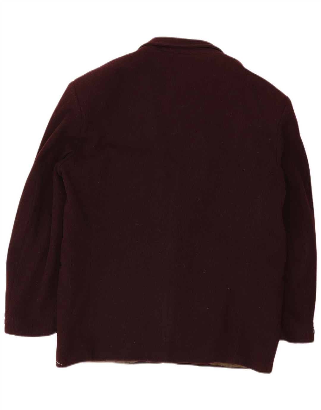 Wampum Herre 2-knaps blazerjakke UK 42 XL Burgundy Wool