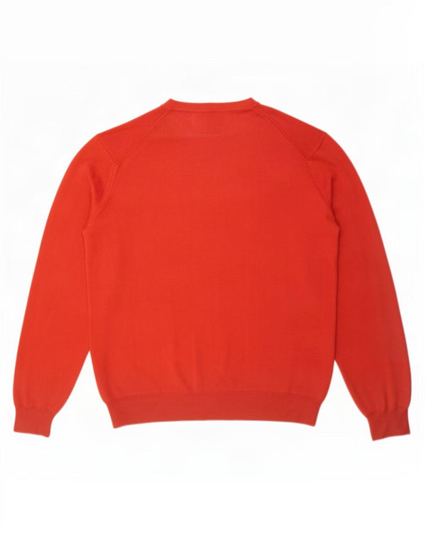 Marlboro Classics Herre V-hals sweater Medium Rød