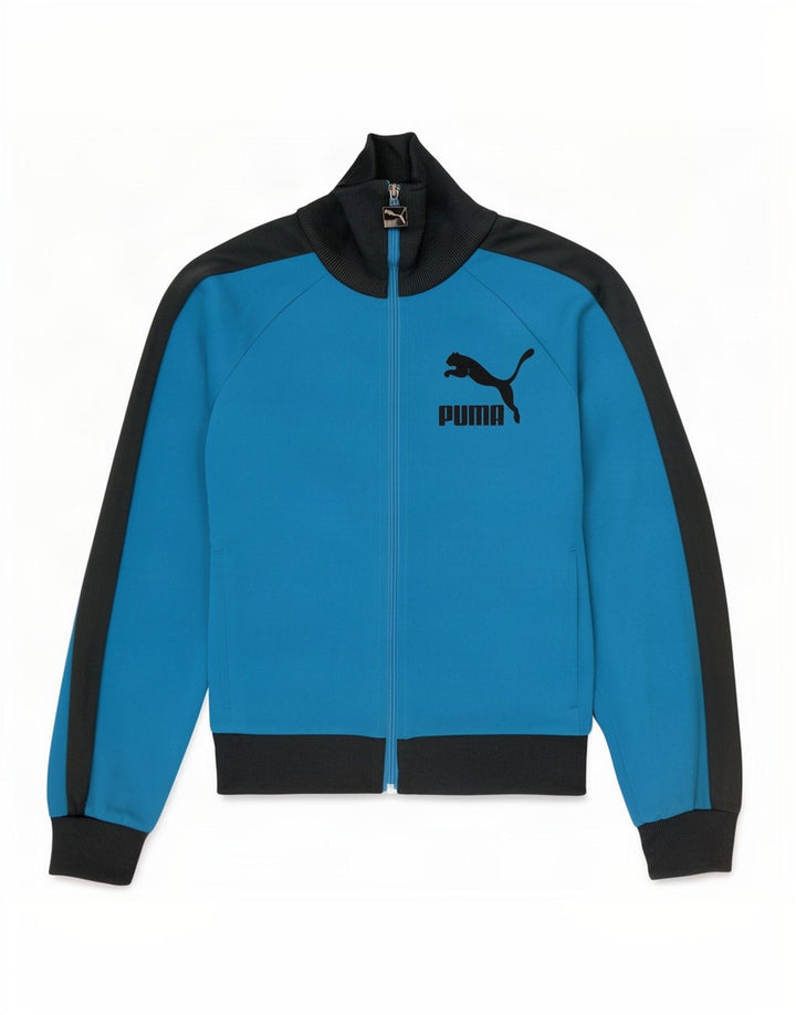 Puma Herre grafisk træningsdragt Top jakke Lille blå Colourblock Polyester