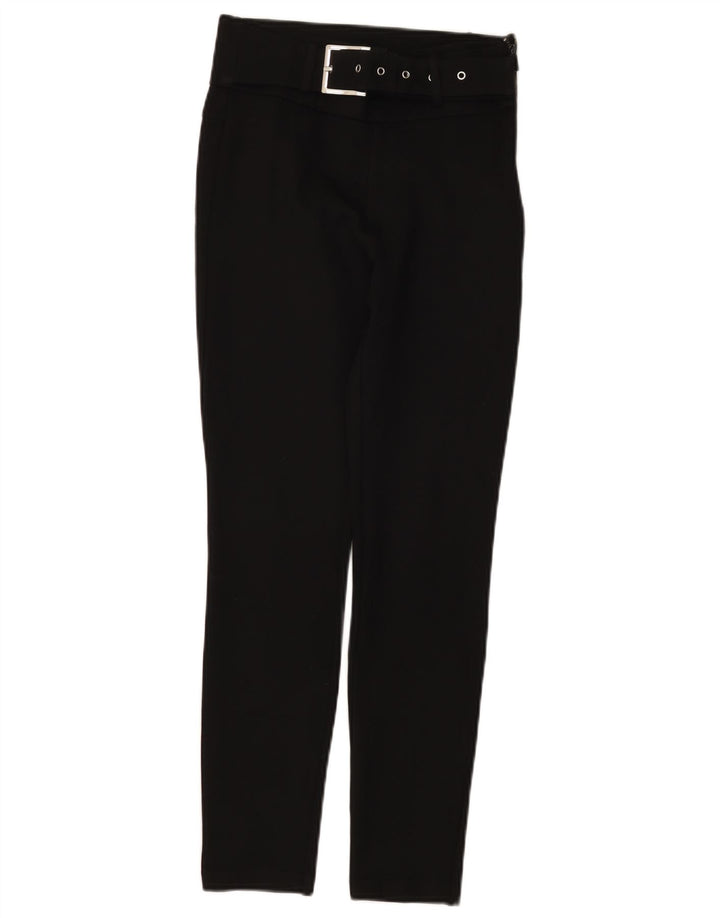 ZARA Slim Chino-bukser til kvinder Small W26 L27 Sort