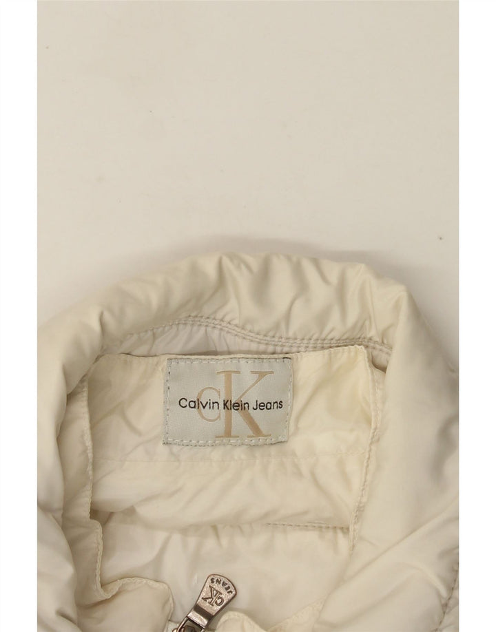 Calvin Klein Jeans Herre Utility Jacket UK 38 Medium White