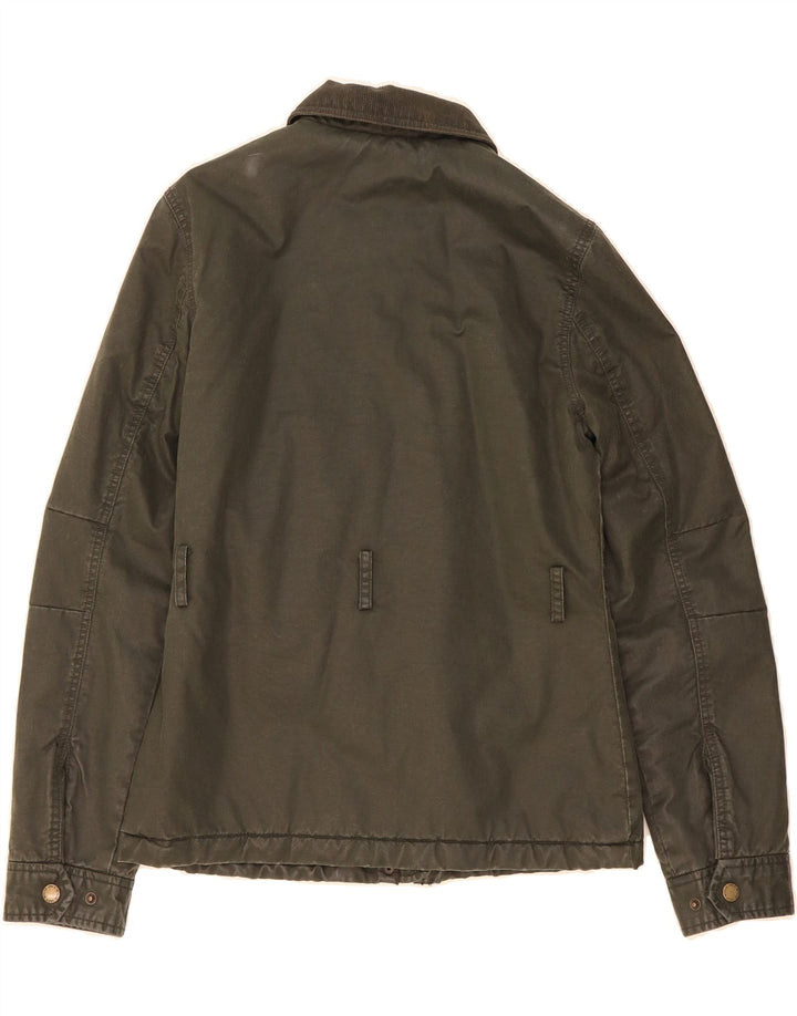 JACK WILLS Womens Utility Jacket UK 8 Small Green Cotton Vintage Jack Wills and Second-Hand Jack Wills from Messina Hembry 