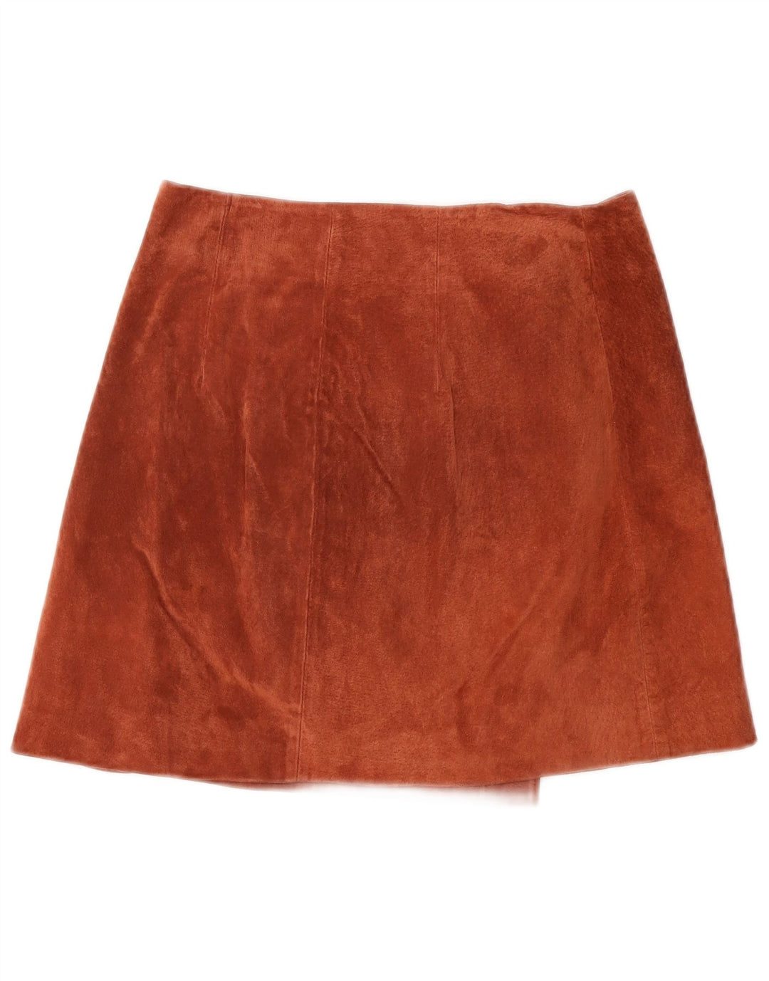 Mango Dame Ruskind Wrap Nederdel Lille W26 Brun