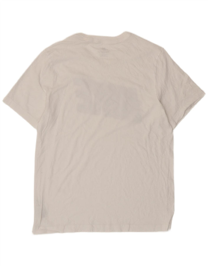 Nike grafisk T-shirt top til mænd, stor hvid bomuld