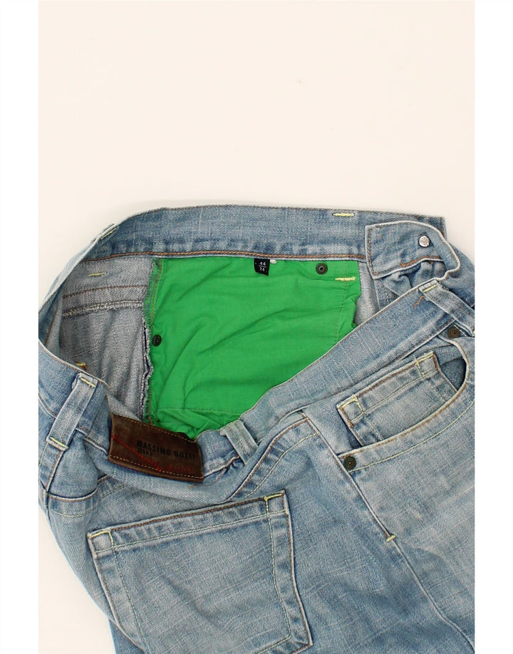 MASSIMO DUTTI Mens Straight Jeans W34 L29 Blue Vintage Massimo Dutti and Second-Hand Massimo Dutti from Messina Hembry 