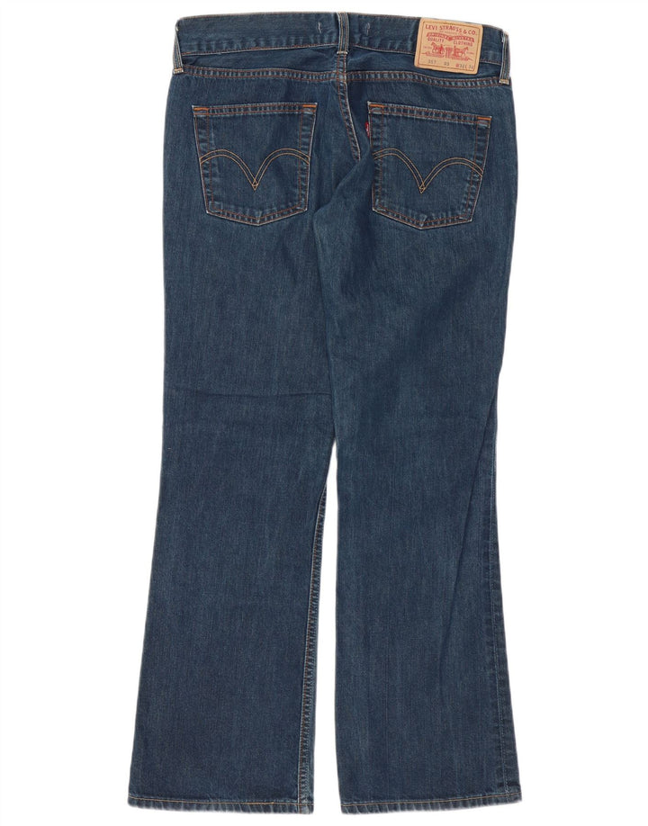 Levi's Dame 557 Bootcut Jeans W32 L32 Blå Bomuld