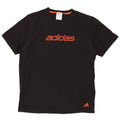ADIDAS Grafisk T-shirt top til mænd, stor sort bomuld