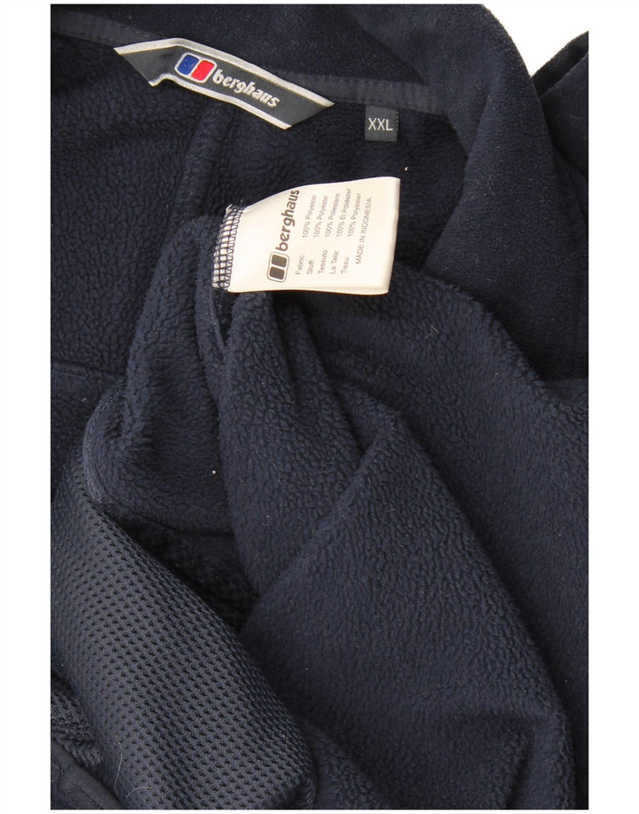 Berghaus Herre Fleecejakke UK 44 2XL Navy Blue Polyester