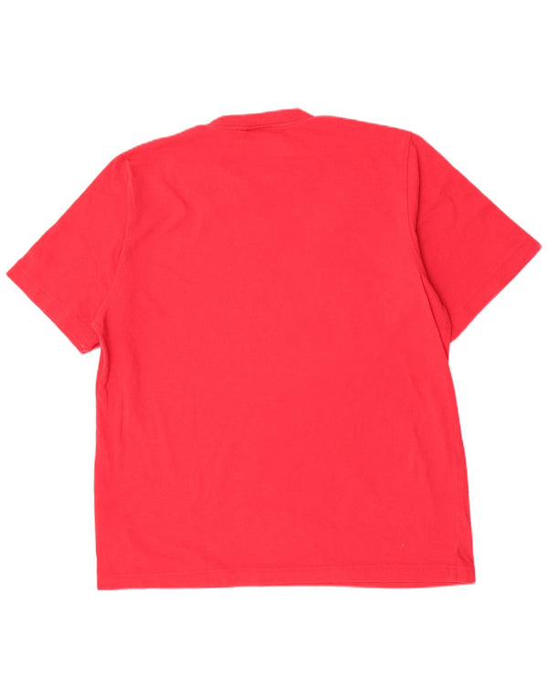 Adidas Herre grafisk T-shirt Top XL Pink Bomuld