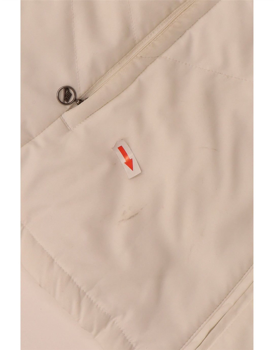Nike polstret jakke til kvinder UK 12 Medium White Polyester