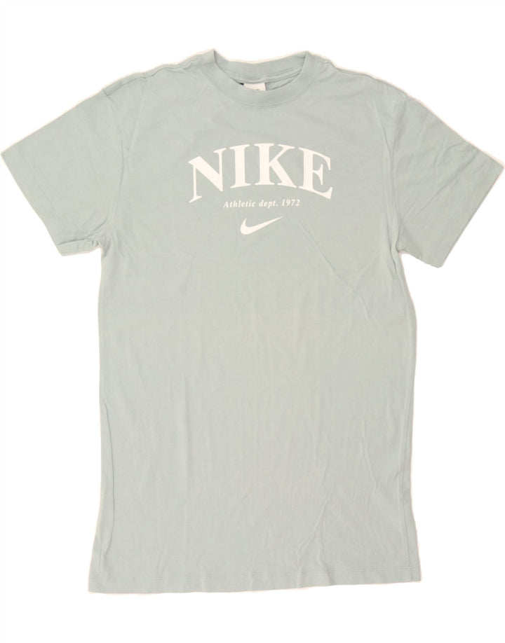 NIKE Mens Graphic T-Shirt Top Small Blue Cotton Vintage Nike and Second-Hand Nike from Messina Hembry 