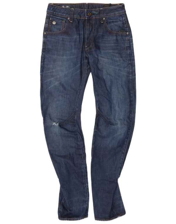 G-Star Herre 3D Arc Distressed Slim Jeans W28 L32 Blå Bomuld