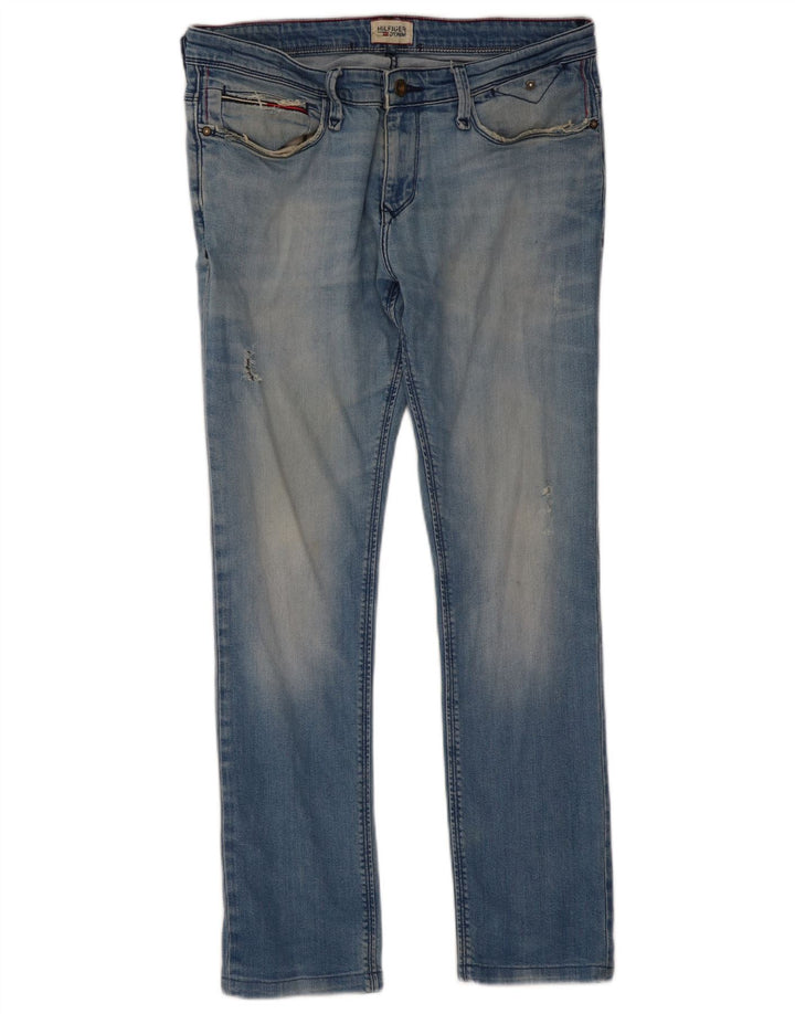 Tommy Hilfiger Dame Slim Jeans W33 L30 Blå