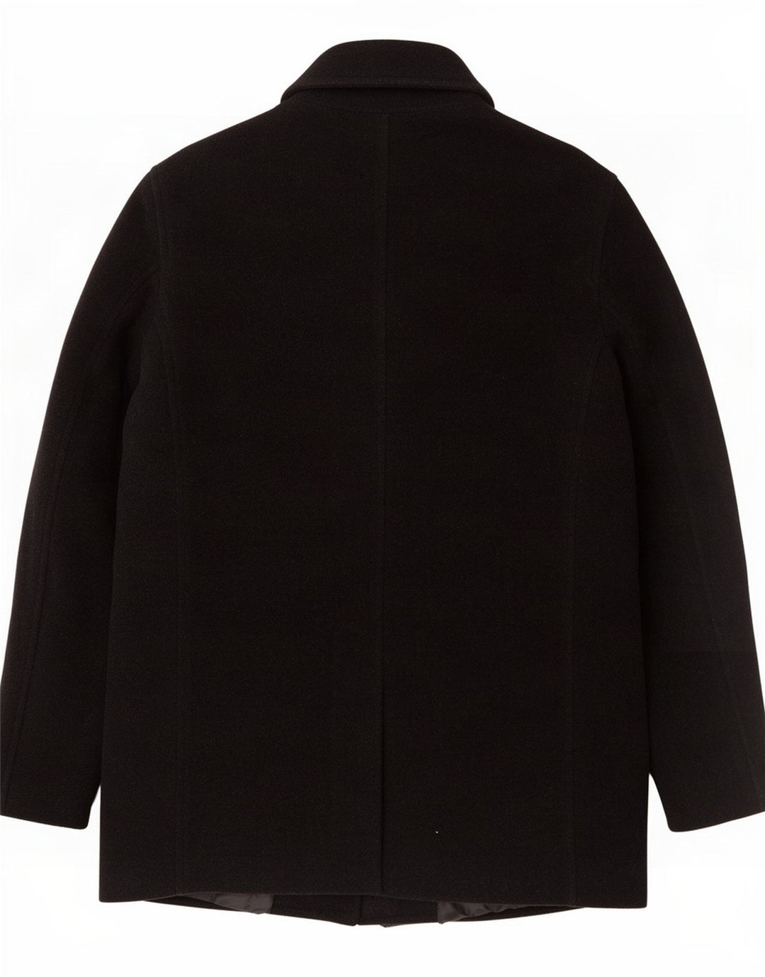 Zara Herre Overfrakke UK 42 XL Sort Uld