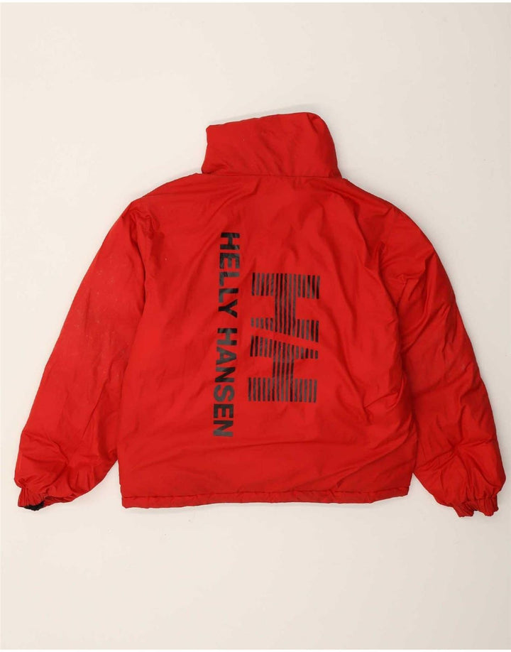 Helly Hansen Dame Oversized grafisk polstret jakke UK 10 Small Black