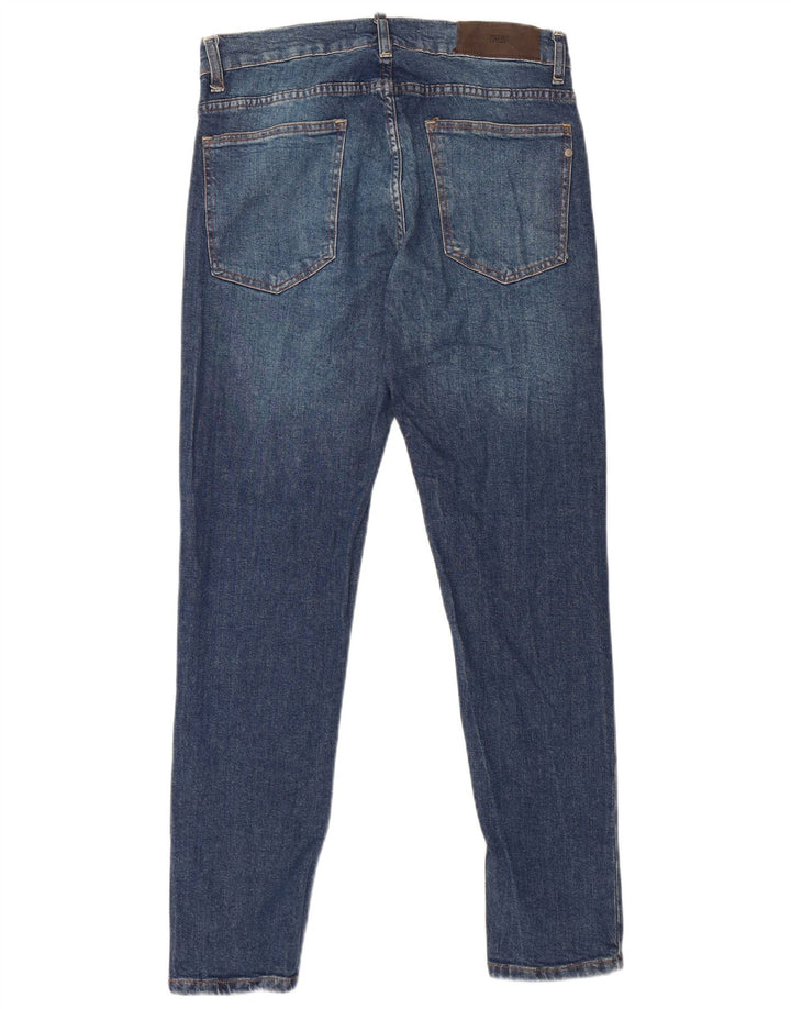 ZARA Skinny Jeans til mænd EU 42 Large W32 L30 Blå Bomuld