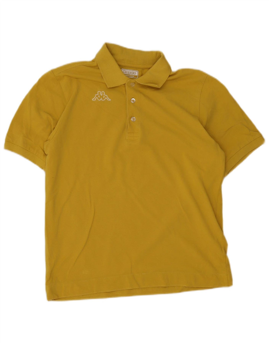 Kappa Herre Polo Shirt Medium Gul