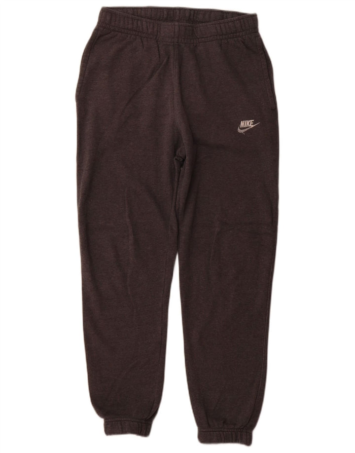 NIKE Mens Tracksuit Trousers Joggers Small Grey Flecked Cotton