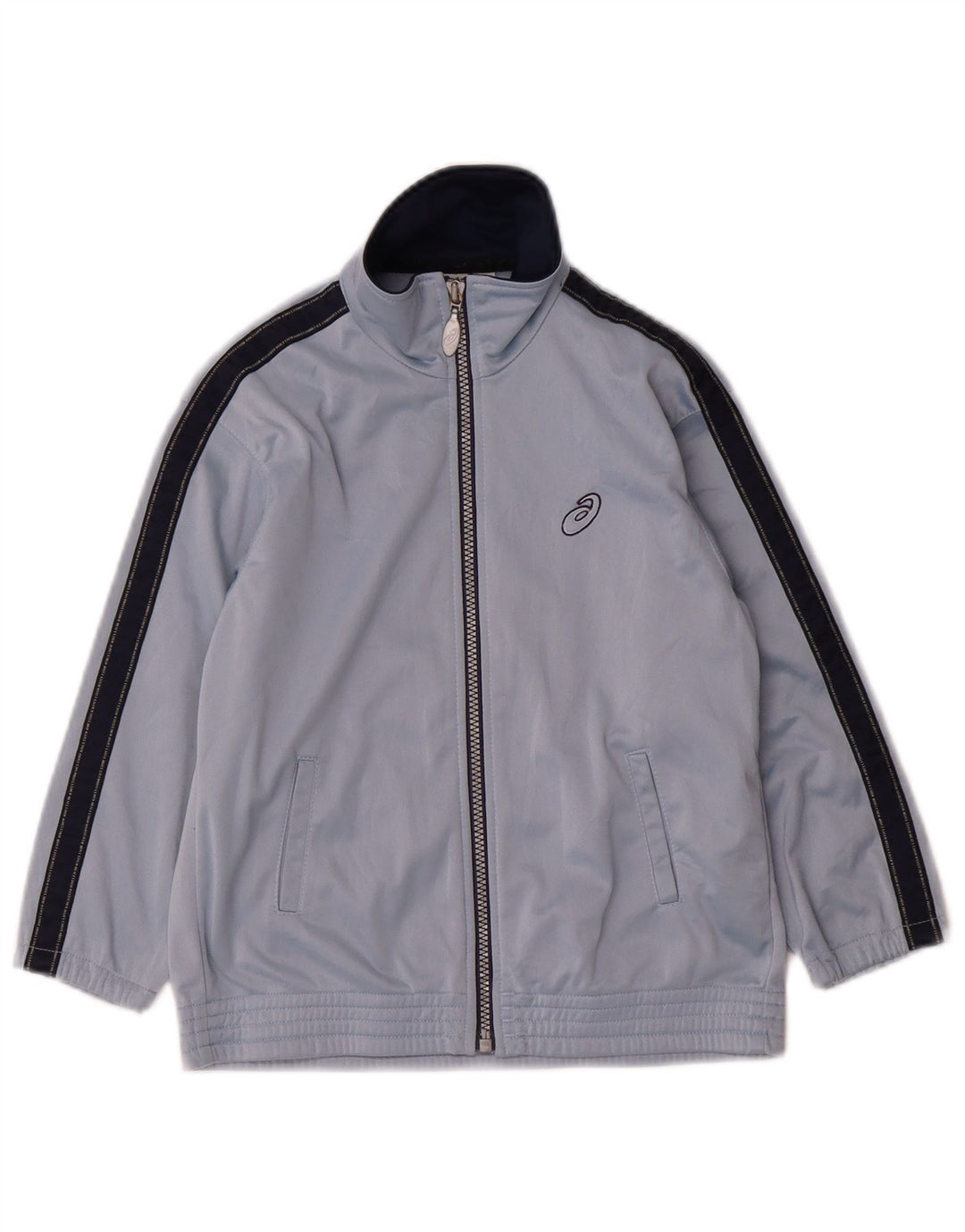 ASICS Drenge træningsdragt topjakke 5-6 år Blå Colourblock