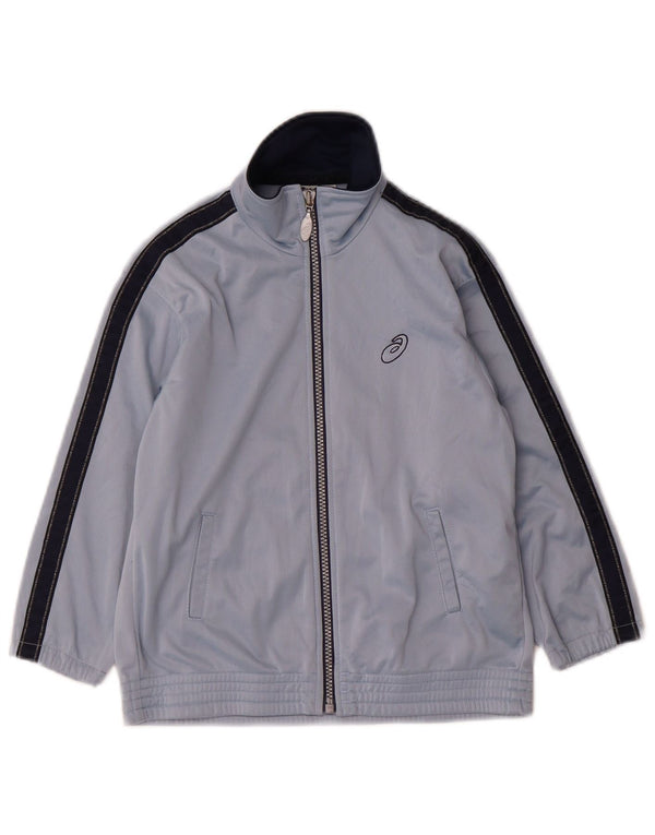 ASICS Drenge træningsdragt topjakke 5-6 år Blå Colourblock