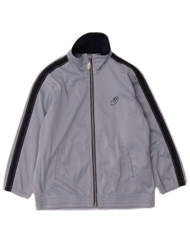 ASICS Drenge træningsdragt topjakke 5-6 år Blå Colourblock