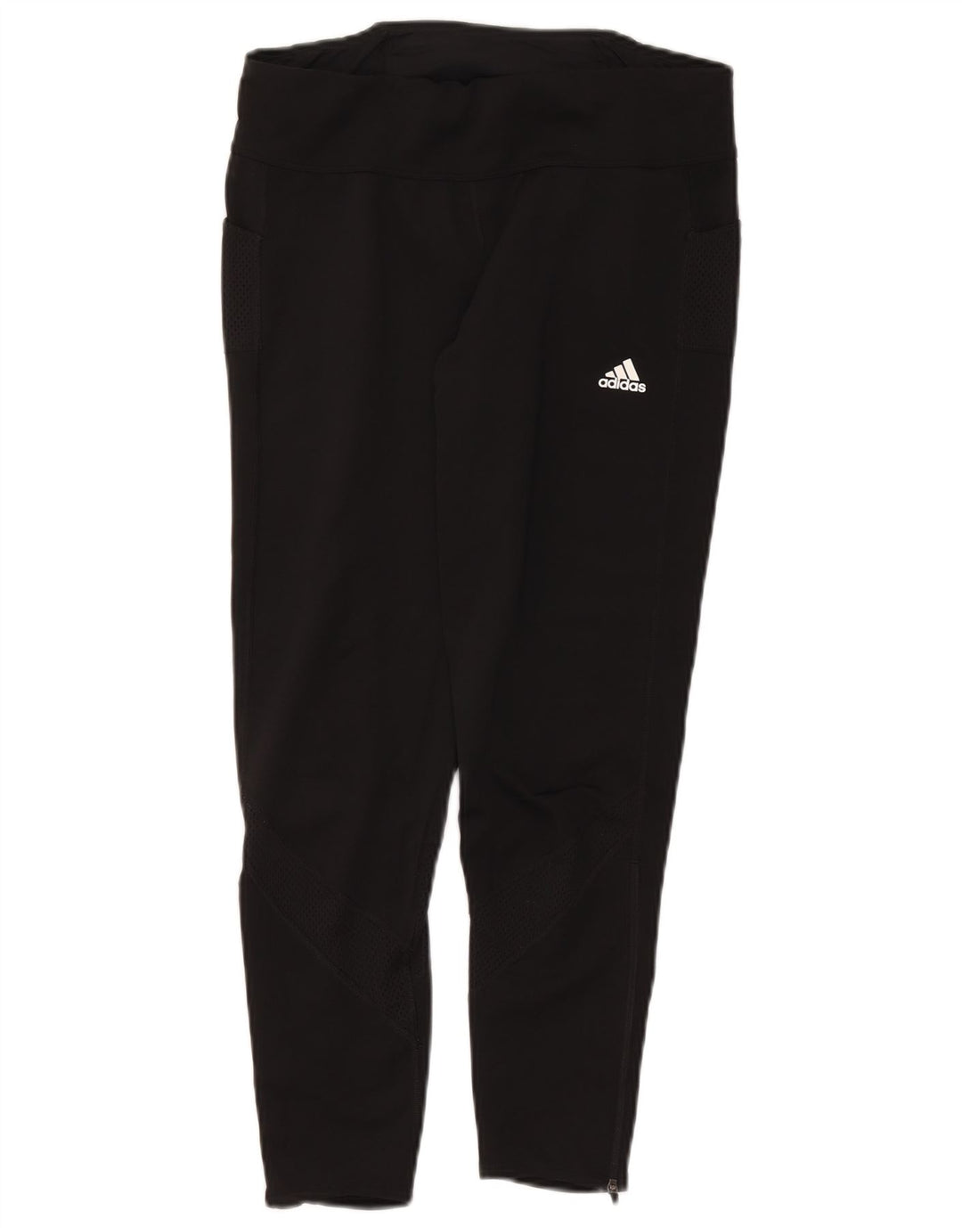 ADIDAS Aeroready Leggings til kvinder UK 16/18 Large Black Polyester