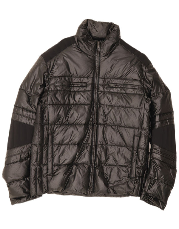 Belfe & Mens Padded Jacket UK 44 2XL Black Nylon