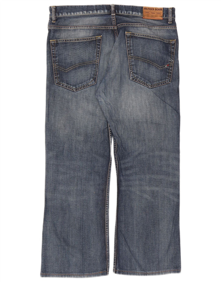 Tommy Hilfiger Herre Cropped Straight Jeans W34 L26 Blå