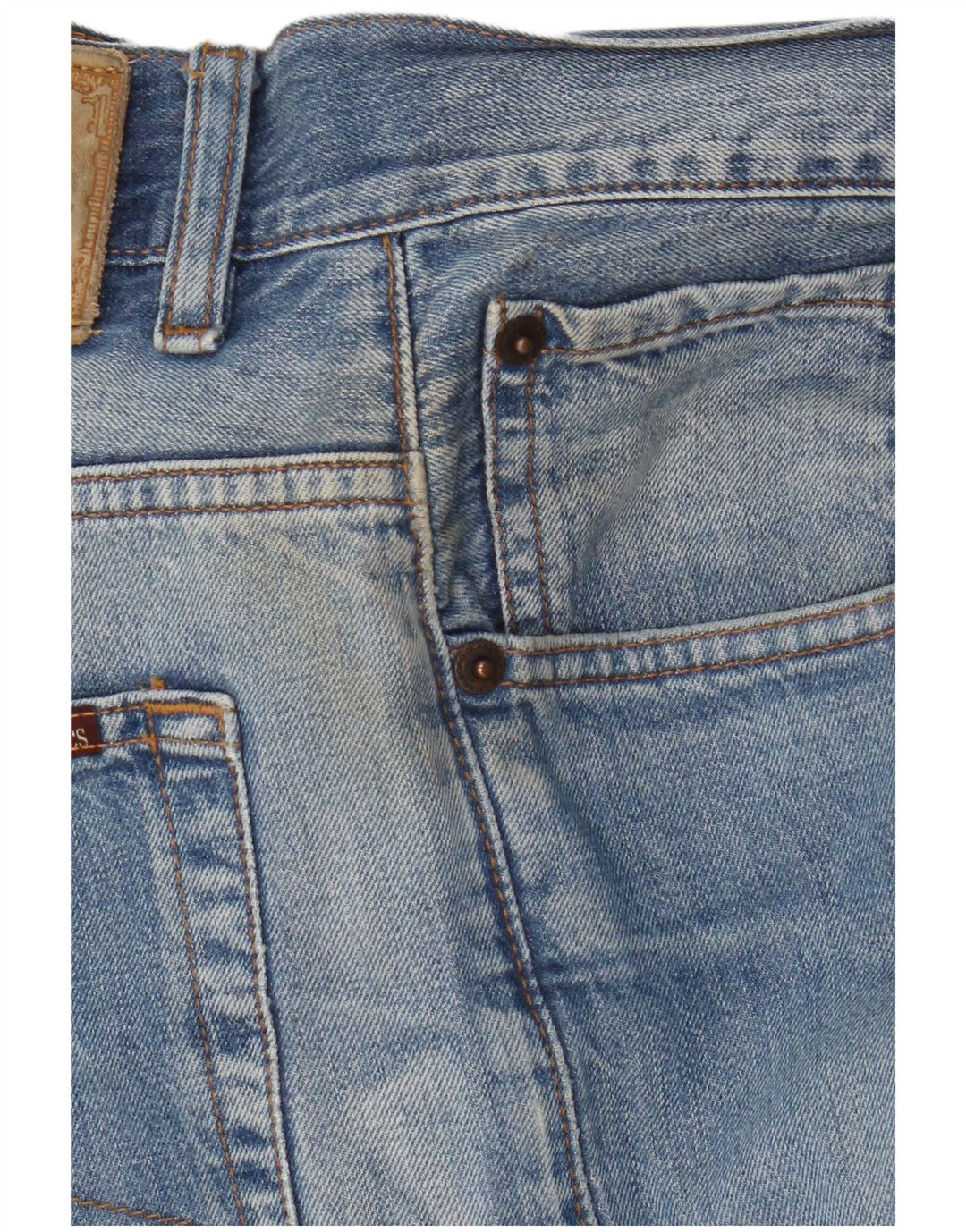 Marlboro Classics Straight Jeans til mænd W36 L34 Blå Bomuld
