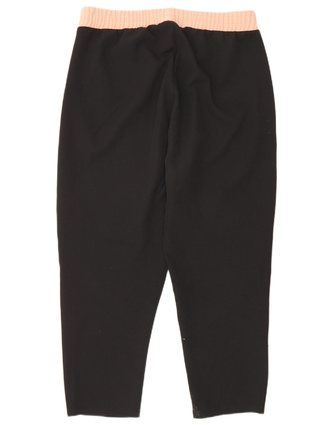 Zara Womens Crop træningsdragt Bukser UK 12 Medium Black Colourblock