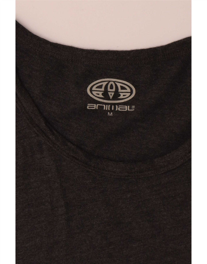 Animal Herre T-Shirt Top Medium Grå Viscose