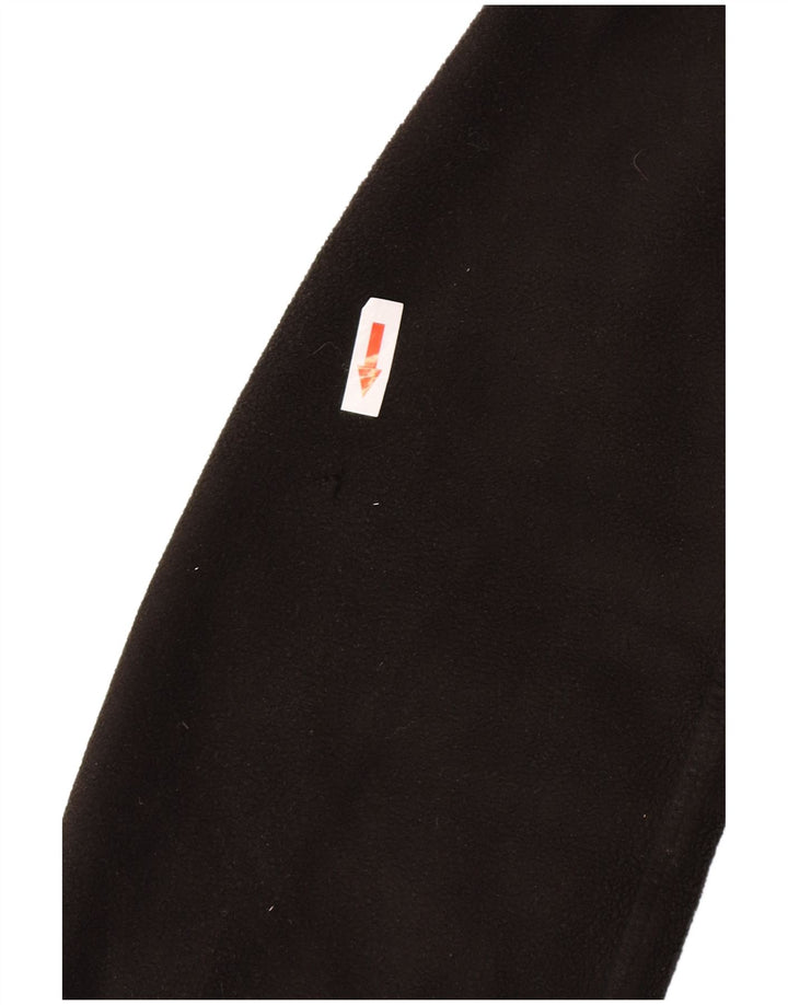 Dickies herre lynlås hals fleece jumper stor sort polyester