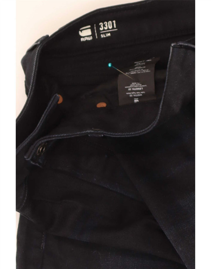 G-Star Slim Jeans til mænd W32 L30 Sort bomuld